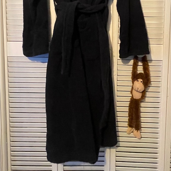 Solid black Victoria’s Secret, 100% cotton belted robe - Picture 9 of 9